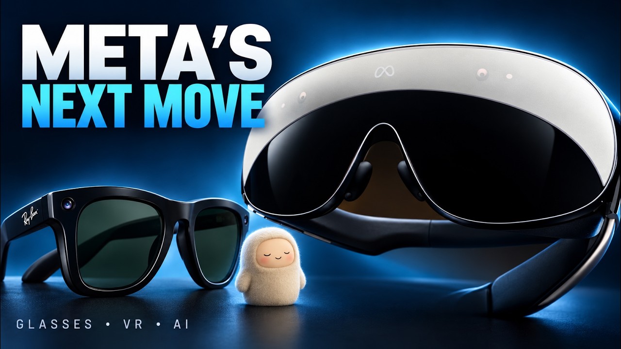Meta glasses, VR and AI video thumbnail